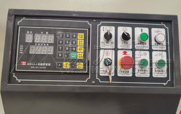 液压闸式剪板机数控系统